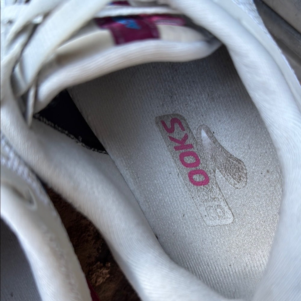 Brooks Women's Running Shoes - White, Blue, Pink - Picture 8 of 16